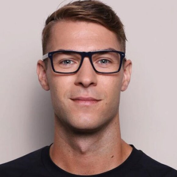 Tommy Hilfiger TH 1770 0PJP 00 Rectangle Eyeglasses – Blue 55mm - Picture 2 of 11